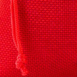 Jutesäckchen 18 cm x 24 cm - rot Rote Beutel