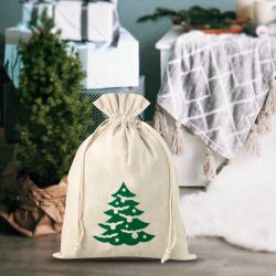 Säckchen à la Leinen 26 x 35 cm - Weihnachten - Tannenbaum Alle Produkte