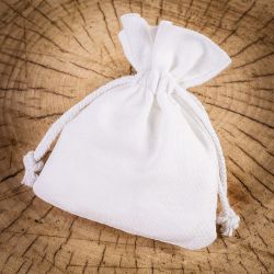 Baumwollsäckchen 12 x 15 cm - weiß Frauentag