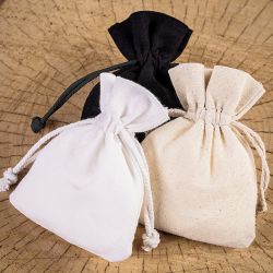 Baumwollsäckchen 18 x 24 cm - weiß Zum Selbermachen - kreative Sets
