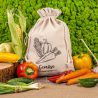 Säcke à la Leinen mit Druck 30 x 40 cm - für Gemüse (DE) Zero waste
