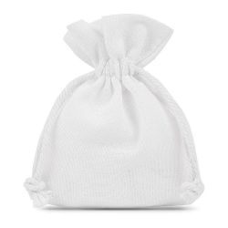 Baumwollsäckchen 6 x 8 cm - weiß Kleine Beutel 6x8 cm