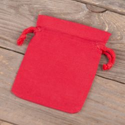 Baumwollsäckchen 9 x 12 cm - rot Frauentag