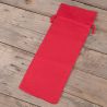 Baumwollsäckchen 16 x 37 cm - rot Rote Beutel