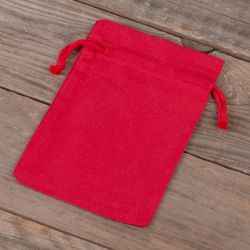 Baumwollsäckchen 11 x 14 cm - rot Frauentag