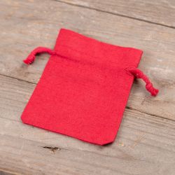 Baumwollsäckchen 8 x 10 cm - rot Rote Beutel