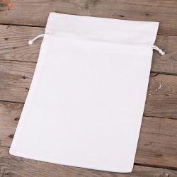 Baumwollsäcke 26 x 35 cm - weiß Baumwollsäcke