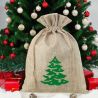Jutesäckchen 26 cm x 35 cm - Weihnachten - Tannenbaum Gelegenheit Beutel