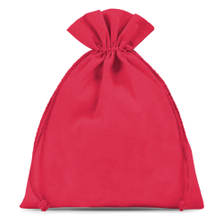 Baumwollsäcke 30 x 40 cm - rot Valentinstag