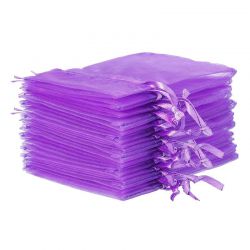 Organzabeutel 7 x 9 cm - dunkelviolett Lavendelbeutel