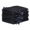Organzabeutel 15 x 20 cm - schwarz Organzasäckchen