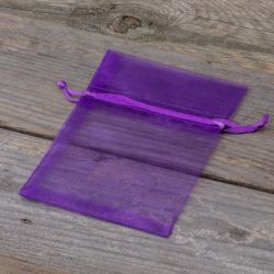 Organzabeutel 9 x 12 cm - dunkelviolett Lavendelbeutel