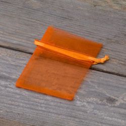 Organzabeutel 6 x 8 cm - orange Lavendel und Trockenduftmischung