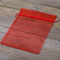 Organzabeutel 30 x 40 cm - rot Säcke mit einfachen Schnellverschluss
