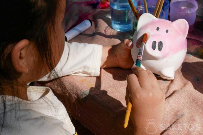 Sparschwein DIY – zum Selbstbemalen durch ein Kind