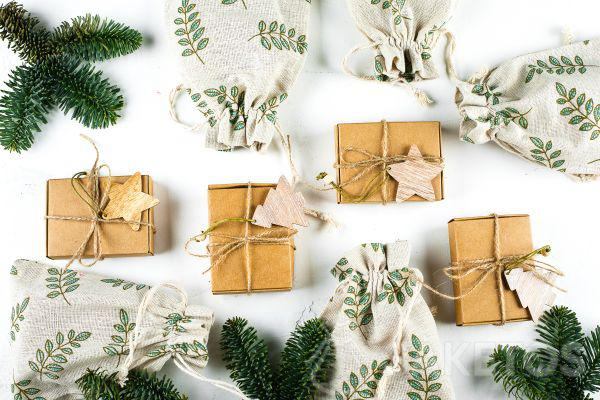 Stilvolle Öko-Verpackungen für Weihnachtsgeschenke