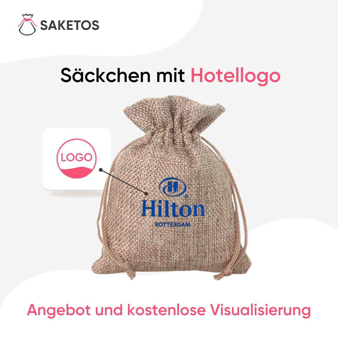 Hotel-Logo-Beutel - Angebot und kostenlose Visualisierung anfordern