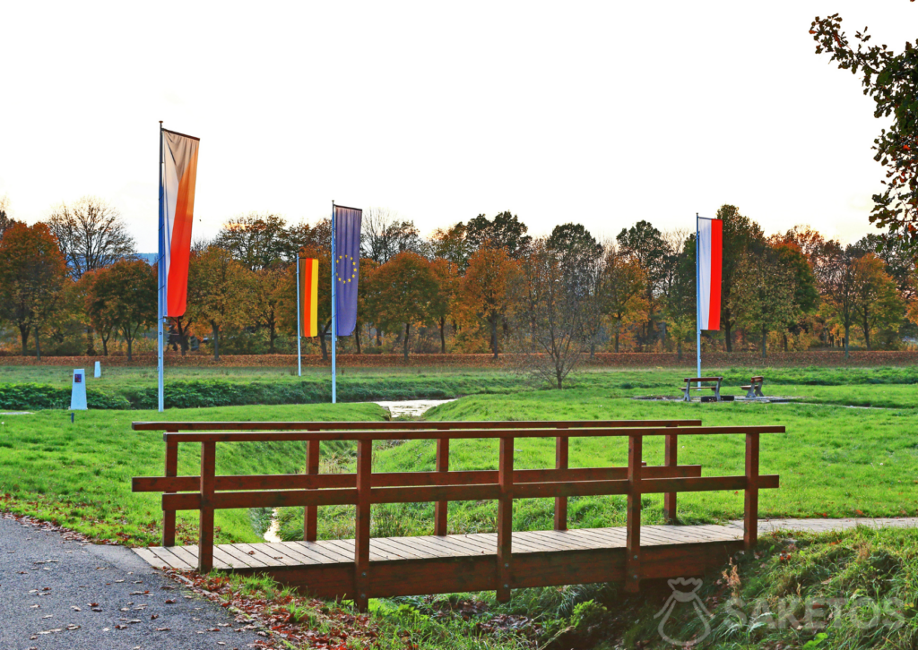 Dreiländereck der Grenzen von Tschechien, Deutschland und Polen