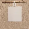 Baumwolltasche 38 x 42 cm mit kurzem Henkeln - naturfarben Hotelzubehör