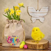 Leinensäckchen 30 x 40 cm - Ostern - Hase Gelegenheit Beutel