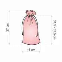 Satinsäckchen 16 x 37 cm mit Aufdruck – Glühwein Beutel mit aufdruck
