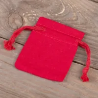 Baumwollsäckchen 6 x 8 cm - rot Frauentag