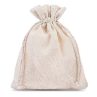 Baumwollsäckchen 13 x 18 cm - naturfarbe Lavender