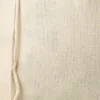 Säckchen à la Leinen 6 x 8 cm - natur Dankeschön für die Gäste
