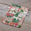 Organzabeutel 10 x 13 cm - Weihnachten / 5 Beutel mit aufdruck