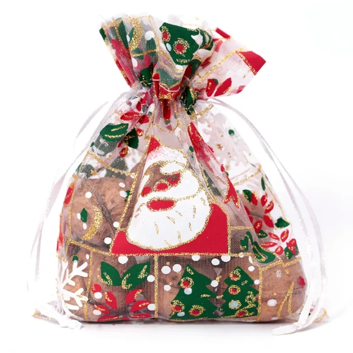 Organzabeutel 10 x 13 cm - Weihnachten / 5 Anlässe und Feiern