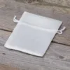 Satinsäckchen 6 x 8 cm - weiß Baby Shower