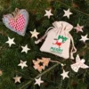 Säckchen à la Leinen 12 x 15 cm mit Aufdruck - Nikolaus Alle Produkte