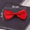 Schleifen aus Stoff 10 x 5 cm - rot Kosmetikprodukte