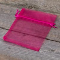 Organzabeutel 11 x 14 cm - fuchsia Für Kinder
