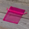 Organzabeutel 8 x 10 cm - fuchsia Für Kinder