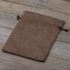 Jutesäckchen 15 cm x 20 cm - naturfarbe dunkel Für Kinder