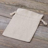 Säckchen à la Leinen 15 x 20 cm - natur Einkaufen / Aufbewarung Küche