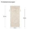 Produktabmessungen für große Weinflaschenbeutel 16x37 cm aus Stoff