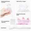 Infografik zu Organzasäckchen: durchscheinender Stoff, Satinband und atmungsaktives Material