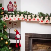 Adventskalender JutesÀckchen 12 x 15 cm - Naturfarbe, hell + rote Zahlen Alle Produkte