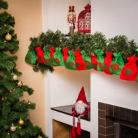 Adventskalender JutesĂ€cke, GröĂe 12 x 15 cm - grĂŒn und rot + rote und grĂŒne Zahlen Alle Produkte