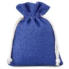 Jeans Beutel 12 x 15 cm - blau Blaue Beutel