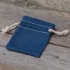 Jeans Beutel 8 x 10 cm - blau Tischdekoration