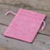 Jutesäckchen 10 cm x 13 cm - hellrosa Lavendel und Trockenduftmischung