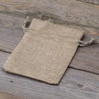 Jutesäckchen 10 cm x 13 cm - naturfarbe Lavendel und Trockenduftmischung