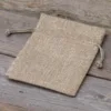Jutesäckchen 11 cm x 14 cm - naturfarbe