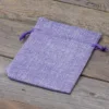 Jutesäckchen 12 cm x 15 cm - lila Lavendel und Trockenduftmischung