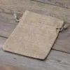 Jutesäckchen 12 cm x 15 cm - naturfarbe Lavendel und Trockenduftmischung