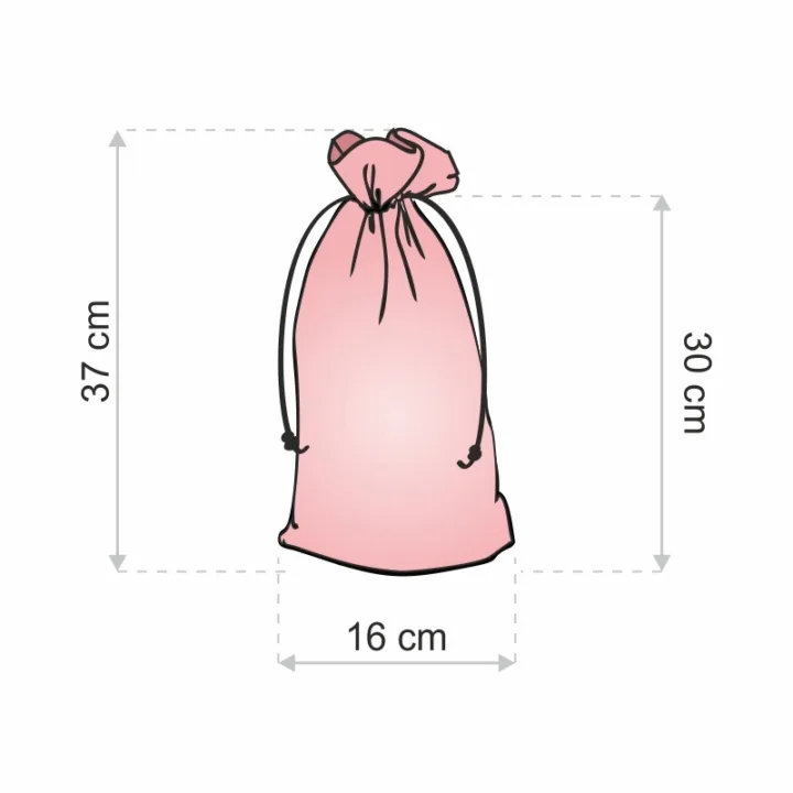 Jutesäckchen 16 x 37 cm - naturfarbe hell Zum Selbermachen - kreative Sets