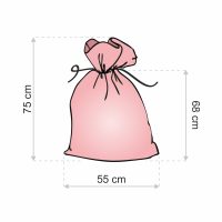 Jutesäckchen 55 x 75 cm - naturfarbe Zum Selbermachen - kreative Sets